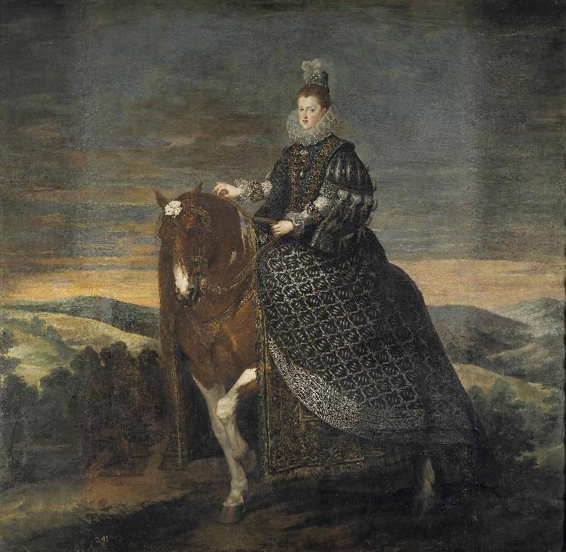 Diego Velazquez Equestrian Portrait of Margarita of Austria oil painting image
